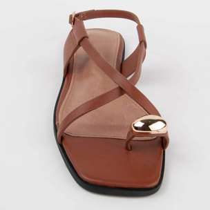 Sandalia - Marron