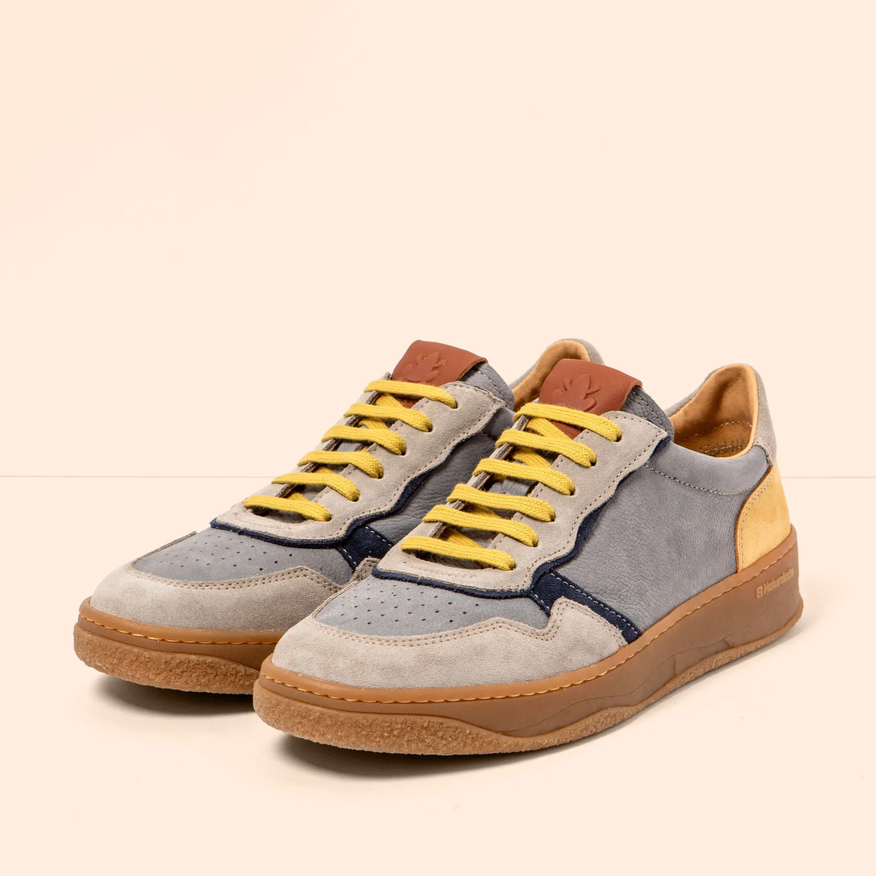 Zapatillas N5844 MULTI LEATHER DENIM-HONEY/ GEO color Denim-honey