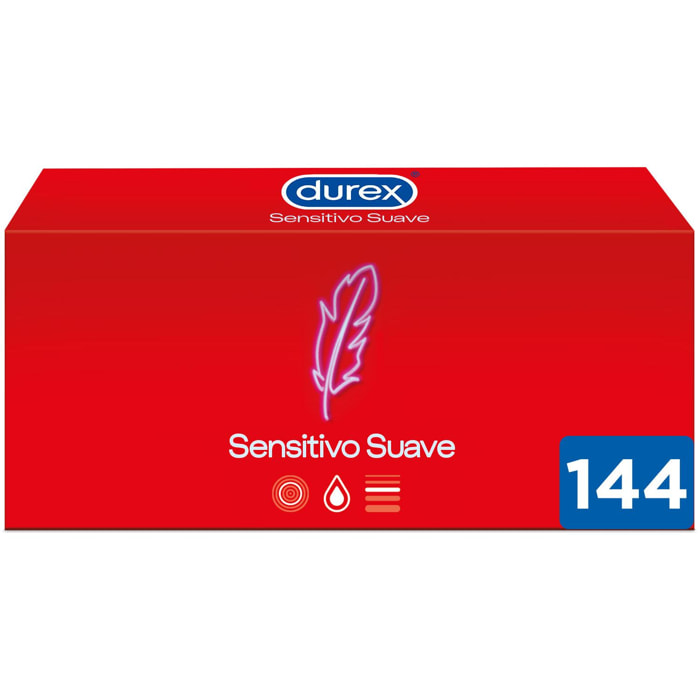 PRESERVATIVOS ULTRAFINOS SENSITIVO - 144 CONDONES