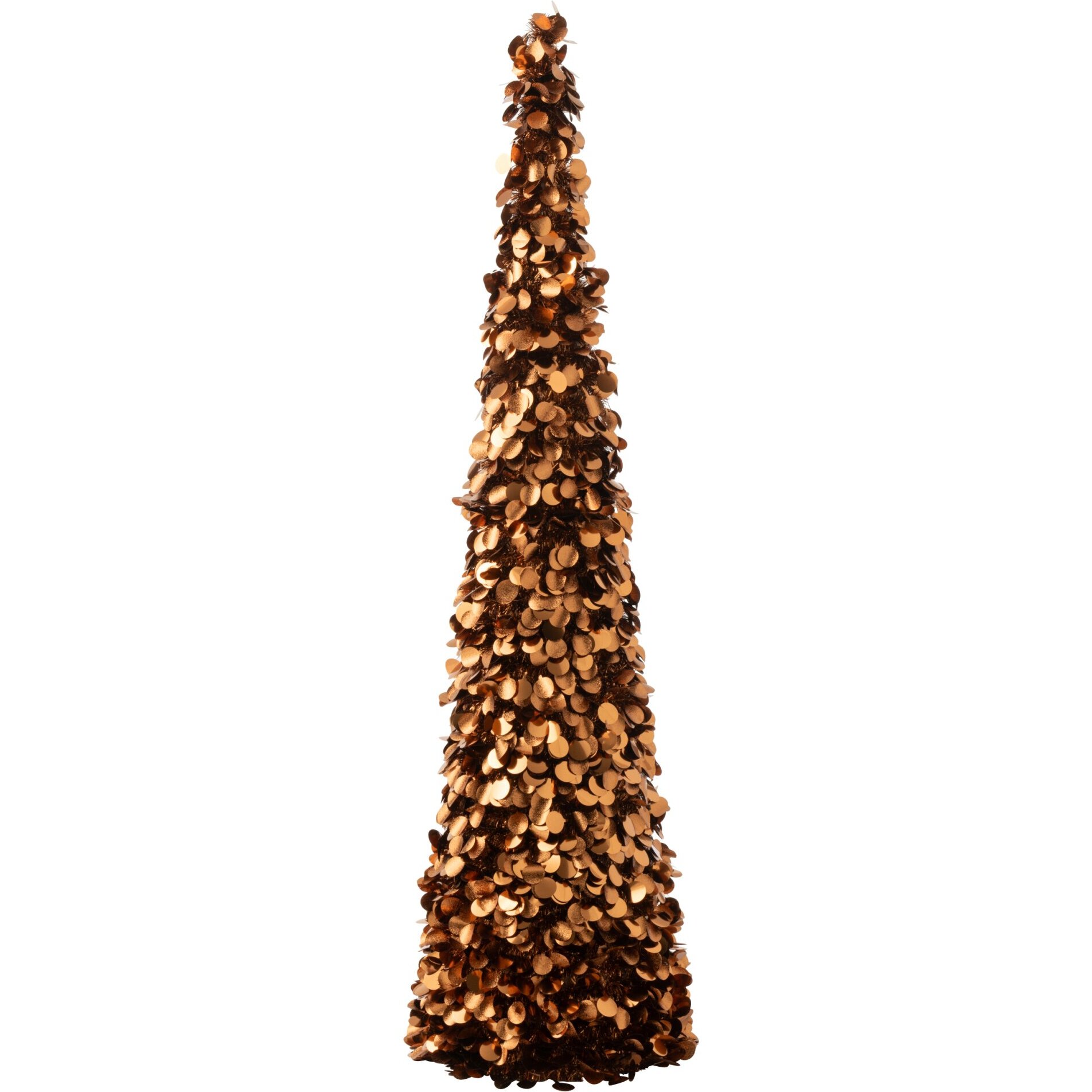 J-Line Arbre à  Paillettes - polystyrène - marron - large