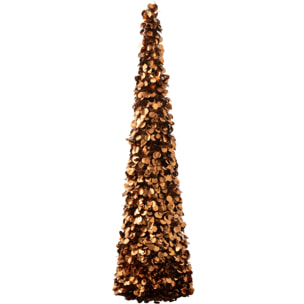 J-Line Arbre à  Paillettes - polystyrène - marron - large