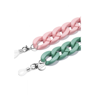 Cadena para gafas Link Chain Mint / Pink