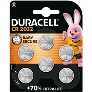 Pile DURACELL DL/CR 2032 x6