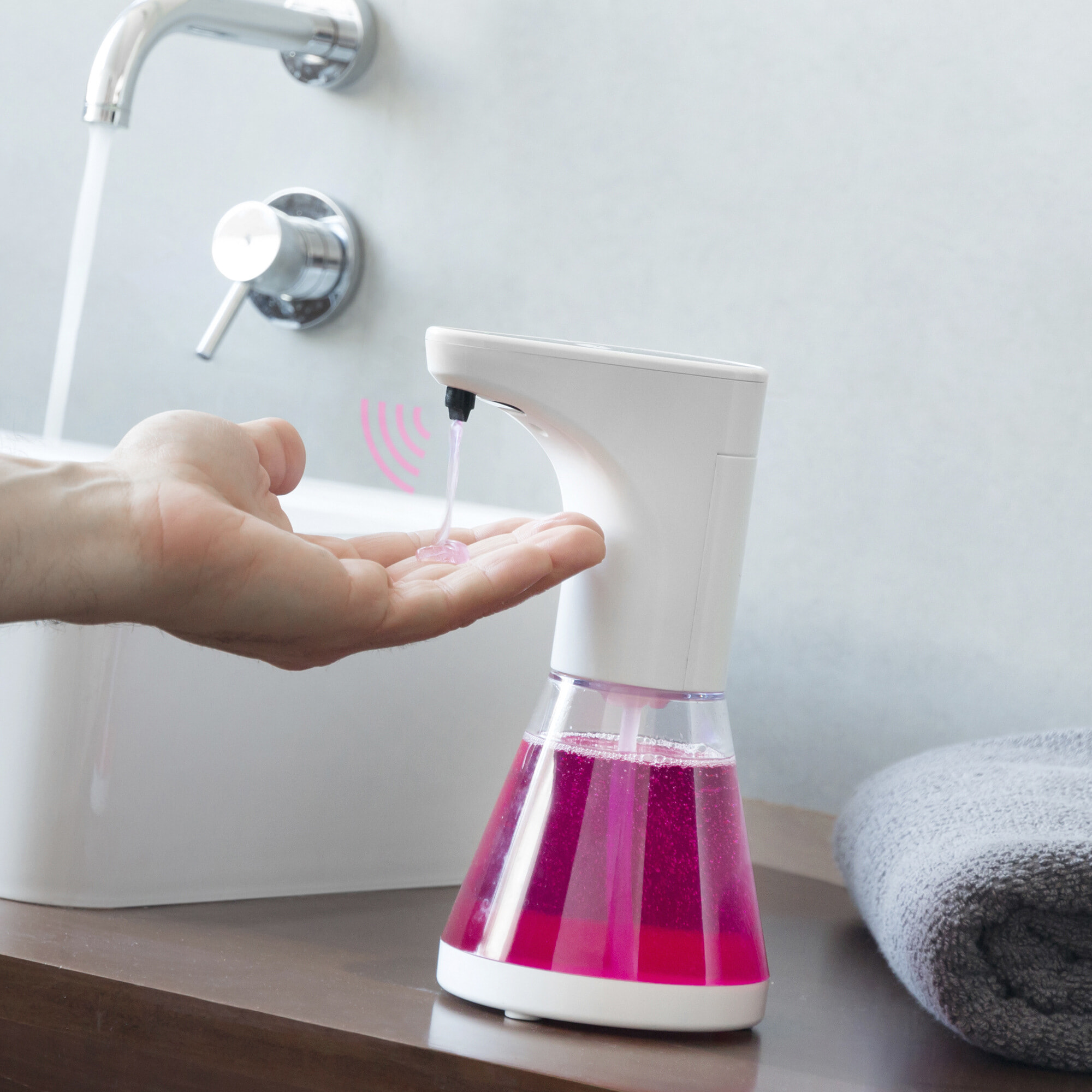 Dispenser automatico di sapone con sensore S520 - bianco