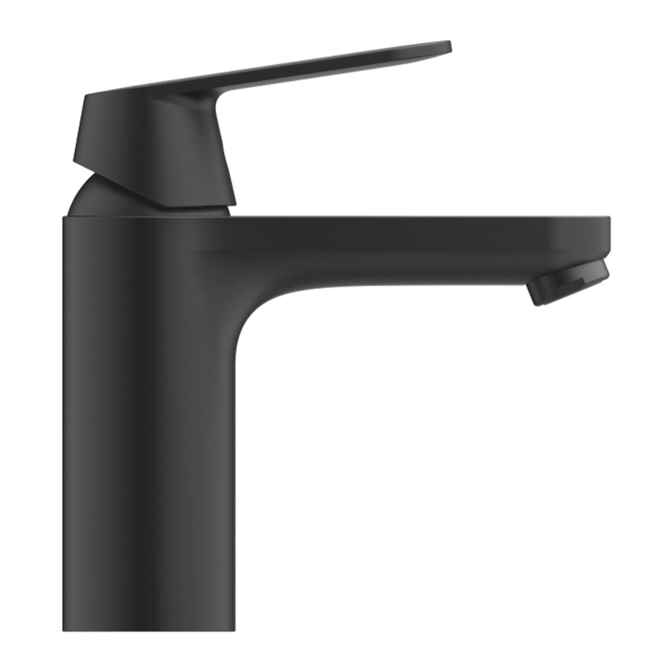 Mitigeur lavabo Quick Fix Get taille M noir mat + bonde clic-clac