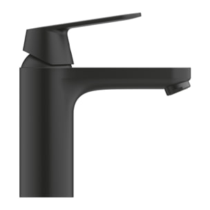 Mitigeur lavabo Quick Fix Get taille M noir mat + bonde clic-clac