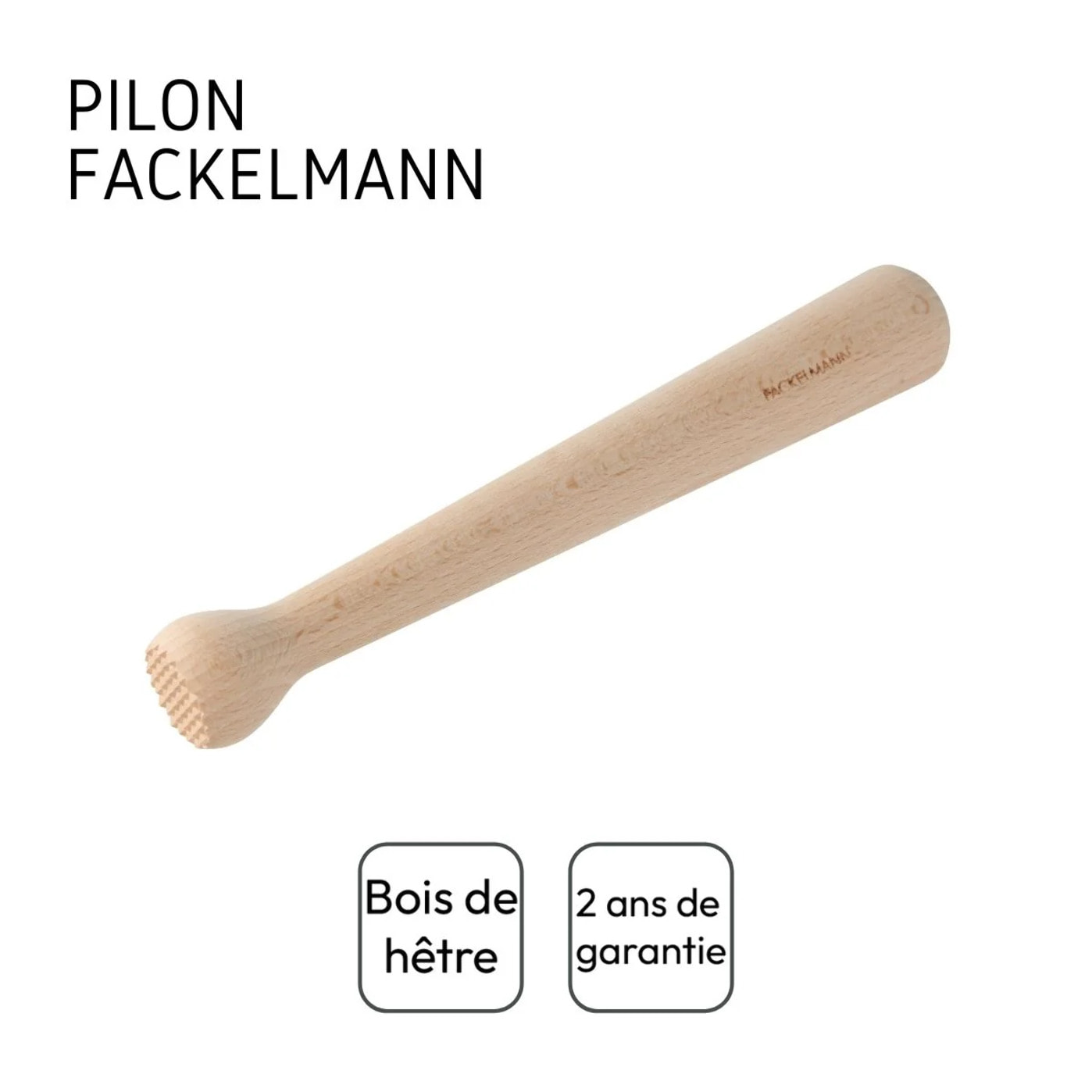 Pilon en bois pour cocktails en Bois Fackelmann