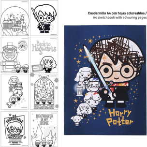 Set Papelería Coloreable Harry Potter Blue