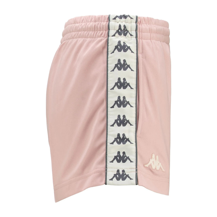 Pantaloncini Kappa Donna 222 BANDA LADYTREAD Rosa