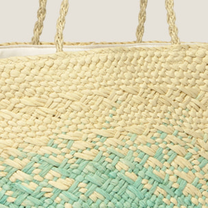 Bolso de playa papel Lilita color azul aqua Papel