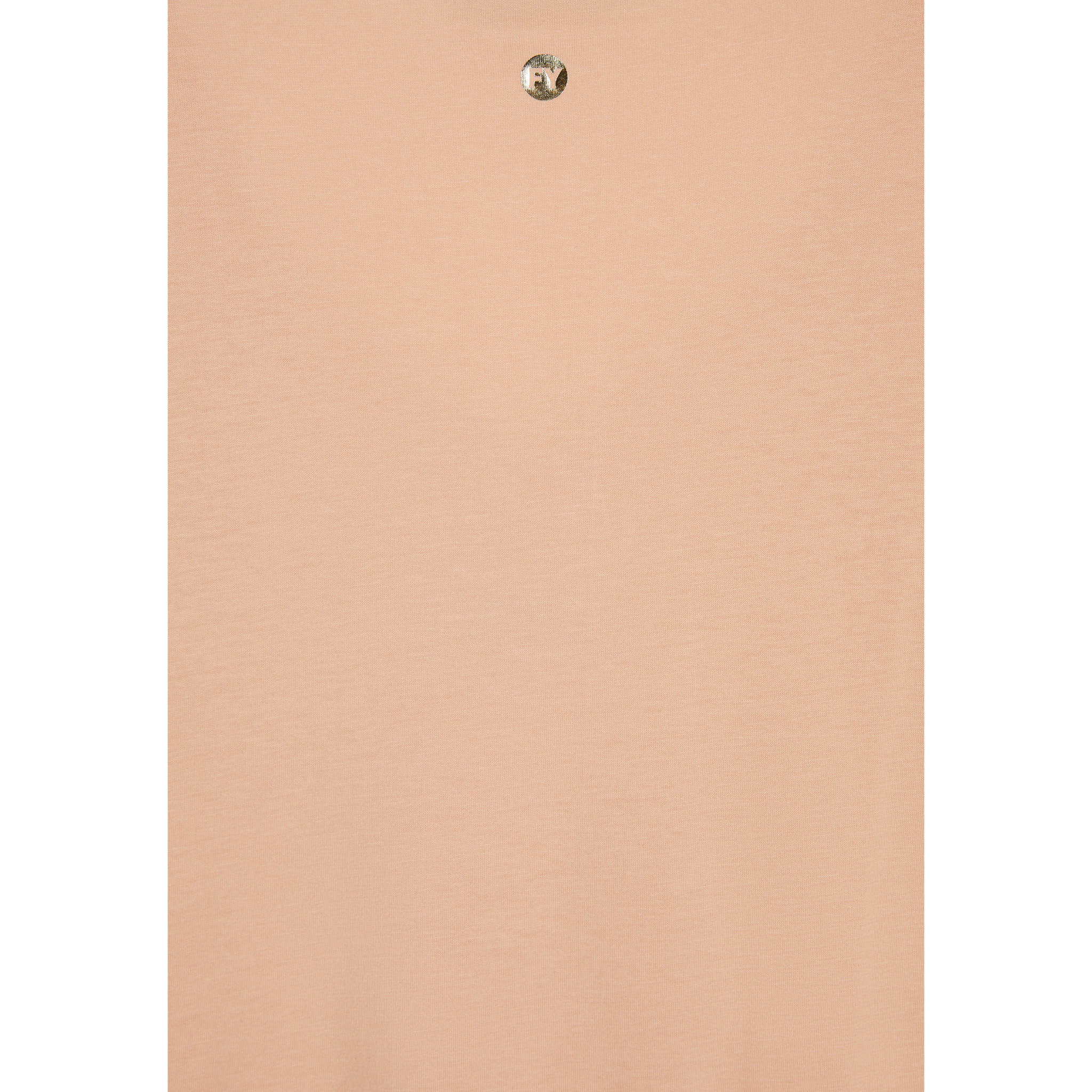 T-shirt donna in jersey modal con inserti in satin