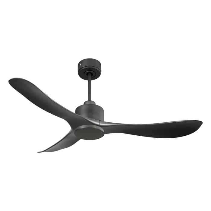 Ventilateur de plafond Réversible  Thermostat Wifi Moteur à courant continu Toits en pente Télécommande Hypersilence Mémoire