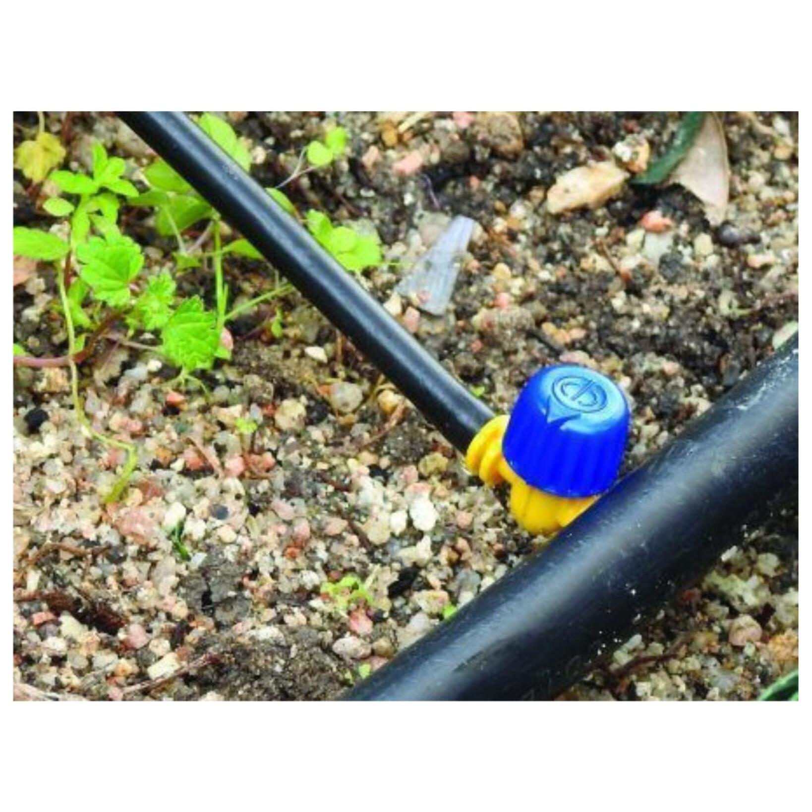 PLANETA HUERTO | Válvula de Cierre Microtubo 4 mm 3 Unidades – Pequeñas y Eficaces para Control del Flujo de Agua