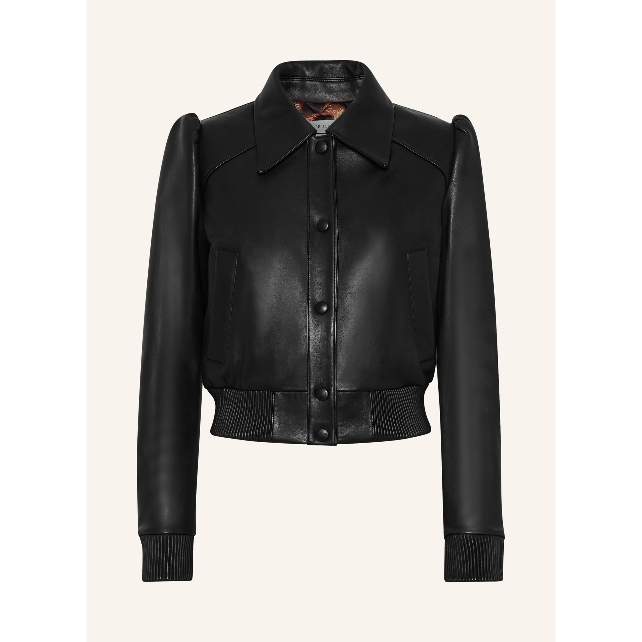 PHILIPP PLEIN Leather Bomber