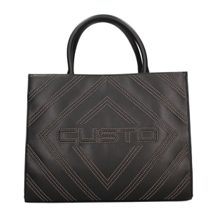 Borsa a spalla da donna - Modello Silvana Nova - 100% PU Vegan Leather - 35.0 x 27.0 x 15.0 cm