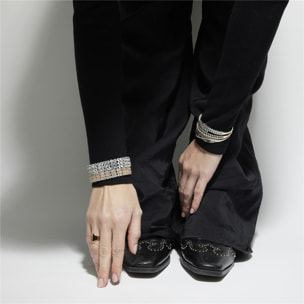 Anillo con Circonita Brillante acabado oro 18k