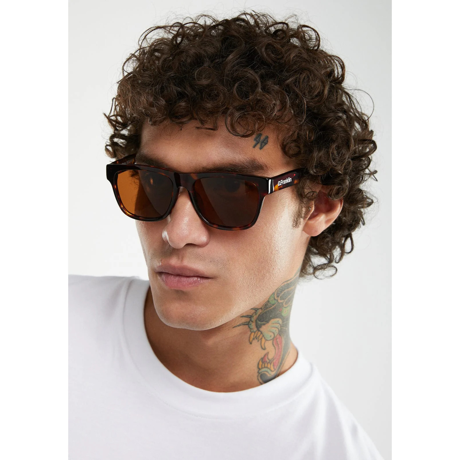 Gafas de Sol Doha Square Dark Carey / Brown D.Franklin