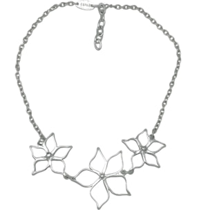 Collar Irregular Blom en plata 10µ 40cm cadena.