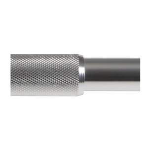 Barre tringle pour rideau de douche ou baignoire extensible sans perçage en Alu ARIOS 125-220cm Finition Brillante Spirella
