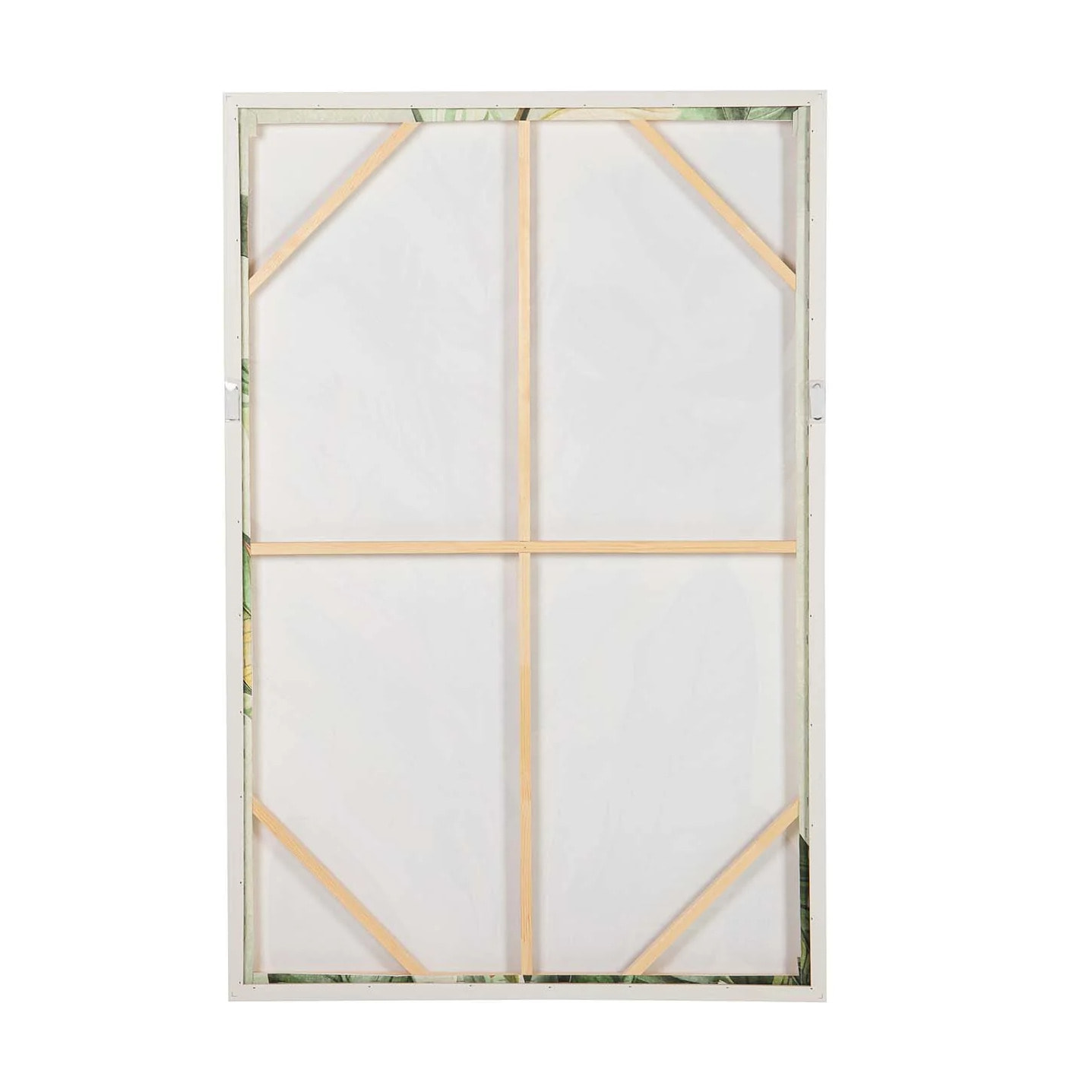 Cuadro Hojas 50% Pintado A Mano 83x4x123 Cm