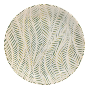 Assiette creuse Gina D22cm vert