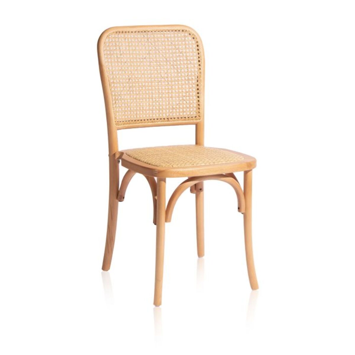 Pack 2 sillas de comedor Toscana Rattan - Claro