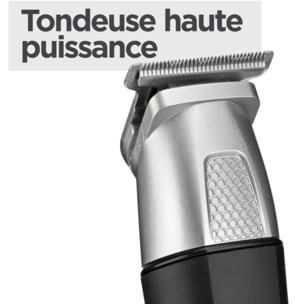 Tondeuse multi usages BABYLISS 11 en 1 MT812E, 4 hauteurs de coupe, précision 0,5 mm, autonomie 240 mn