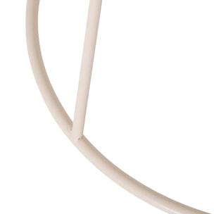 Table d'appoint Latte beige 38x38x42cm