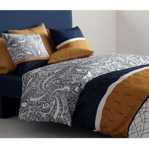 Parure Housse De Couette 3pcs 100% Coton 57fils Dakota