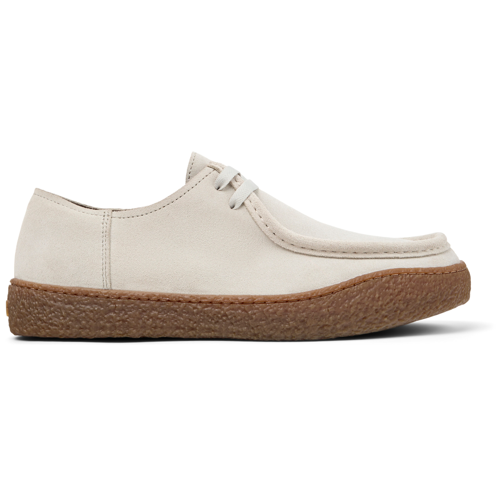 Scarpe stringate - CAMPER Peu Terreno - Beige - Pelle scamosciata