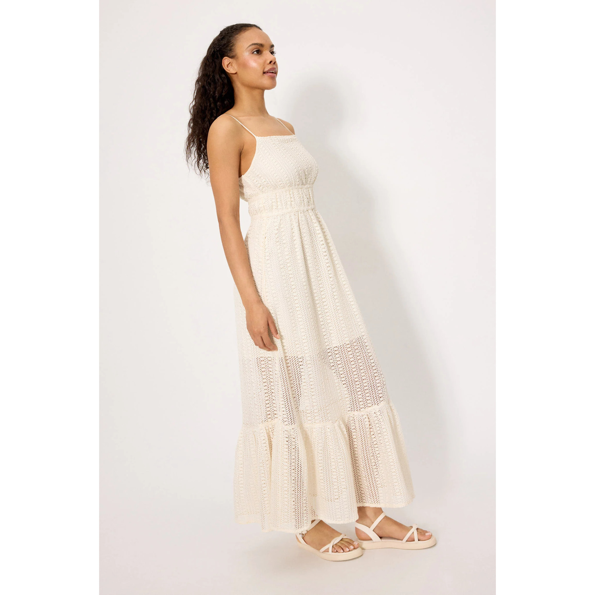 Vestito lungo Beige