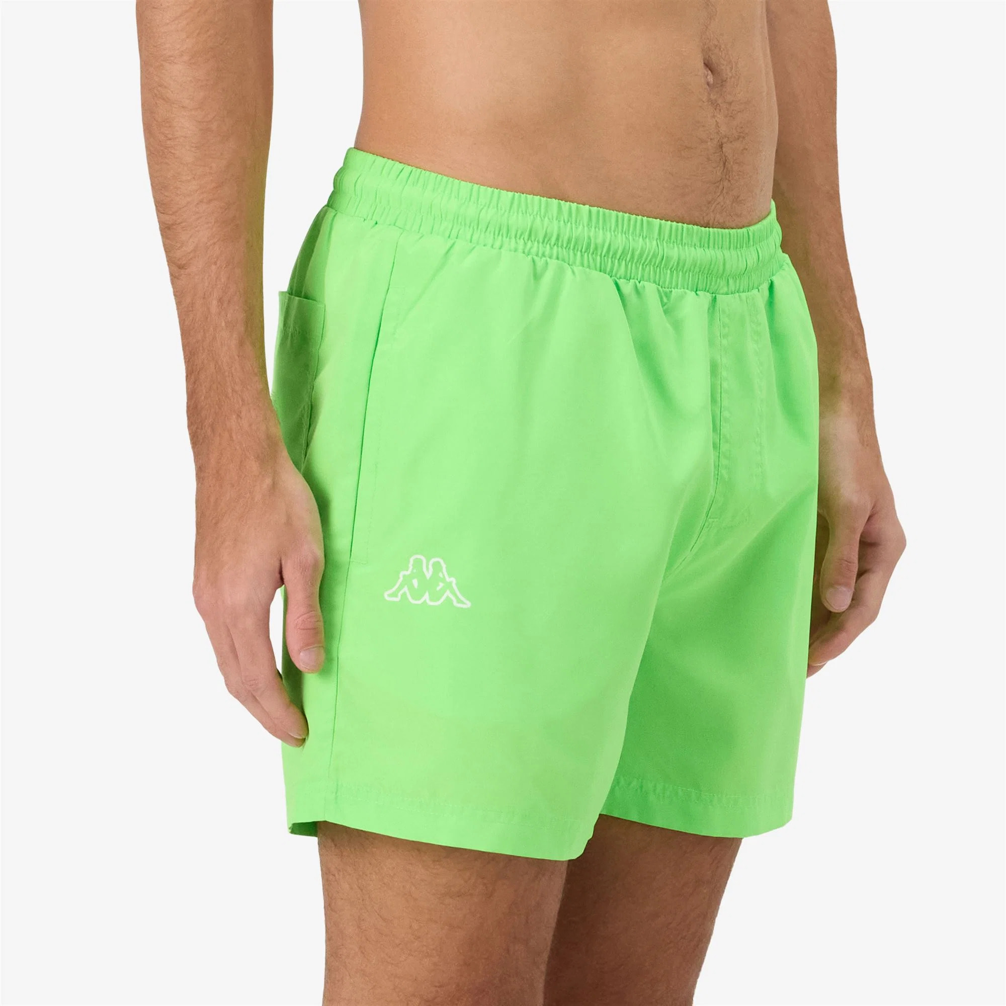 Kappa - Costumi da Bagno Uomo Verde - Logo Fultomi