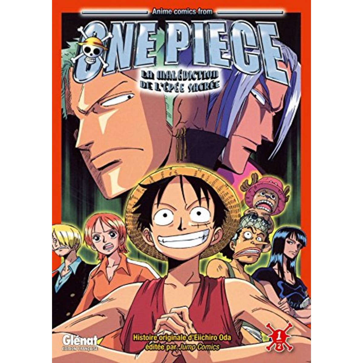 Oda, Eiichiro | One Piece Anime comics - La malédiction de l'épée sacrée - Tome 01 | Livre d'occasion