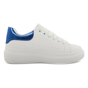 Sneakers Donna colore Blu-Altezza tacco:3,5cm