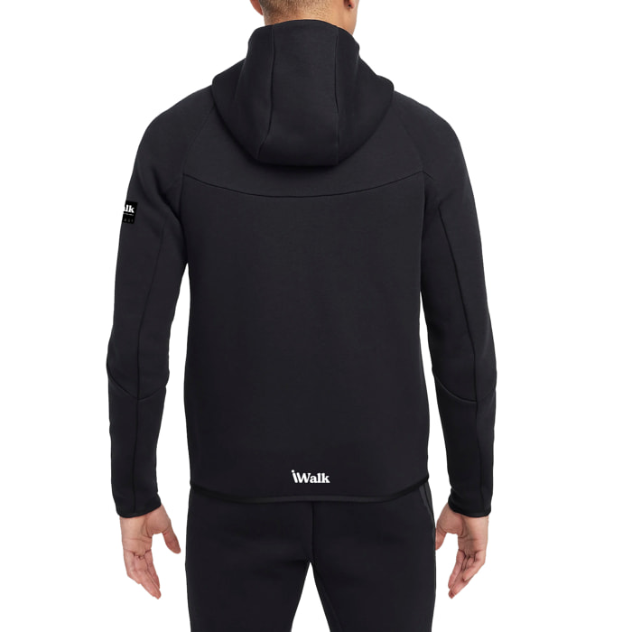 Sudadera para hombre iWalk EcoRun Zip - Negro