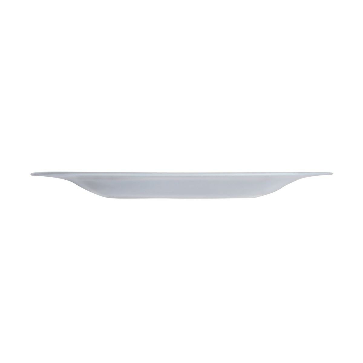 6 platos grises cuadrados 21 x 19,6 cm Carine - Luminarc