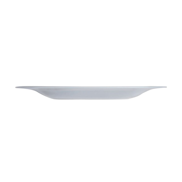 6 platos grises cuadrados 21 x 19,6 cm Carine - Luminarc