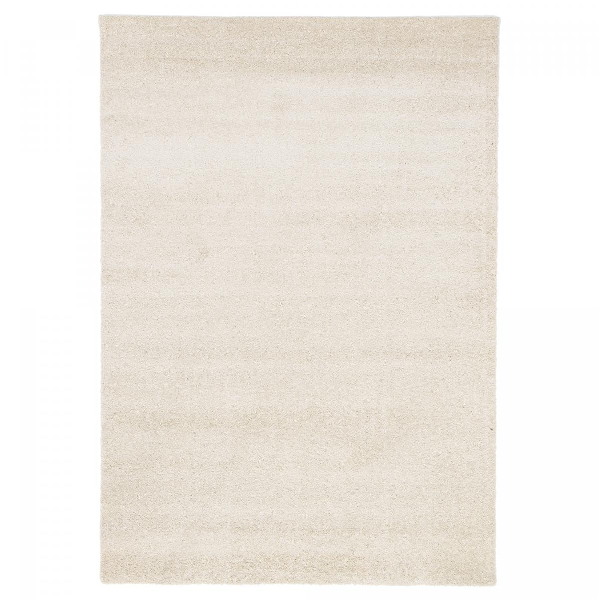 Tapis salon et chambre tissé motif uni LUBU