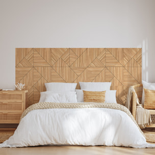 Rouleau revêtement adhésif vinyle au mètre - Sticker mural tête de lit - BOIS ART DÉCO