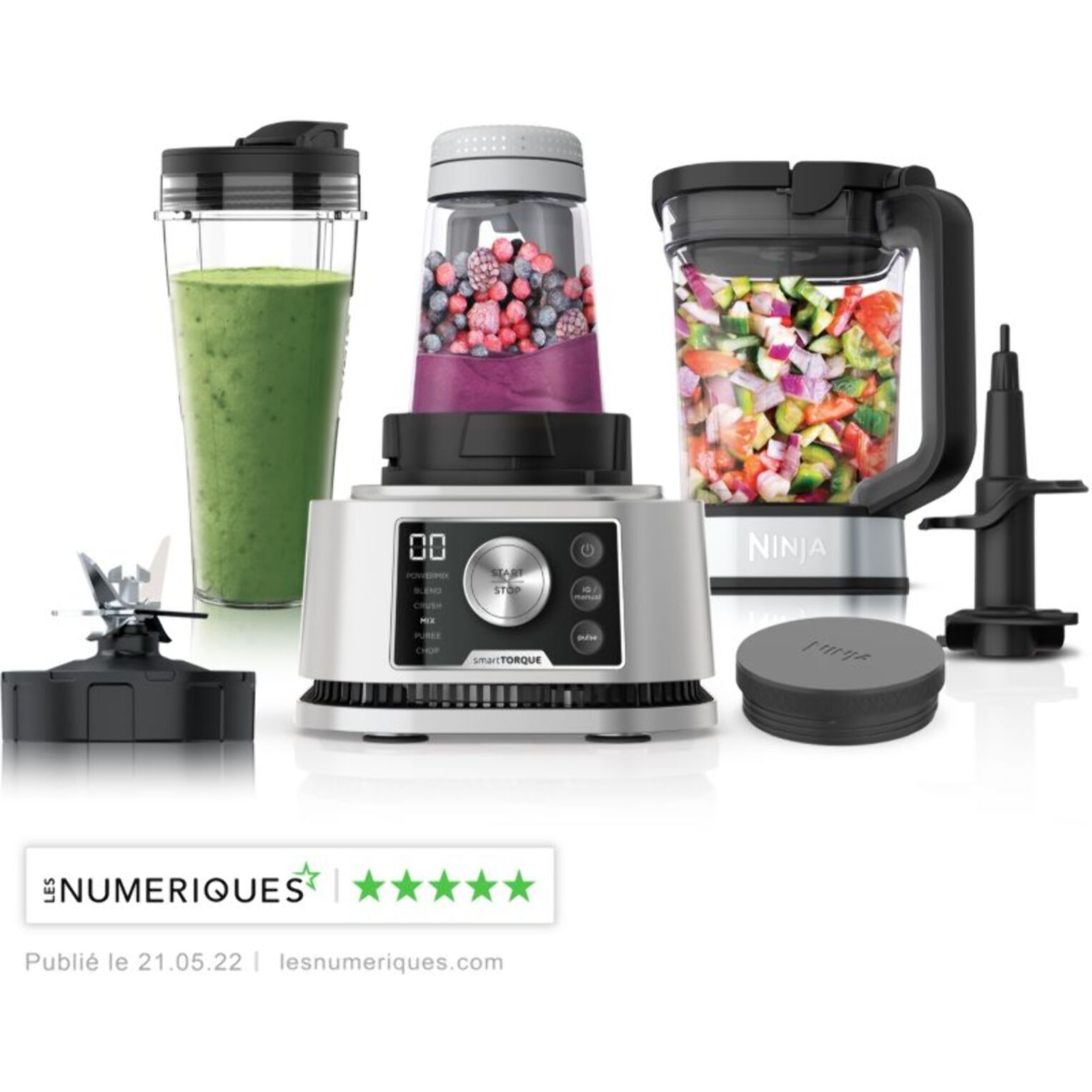 Blender NINJA Foodi Power Nutri 3-en-1 CB350EU