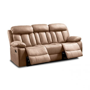 Sofá relax 3 plazas Kendal Beige