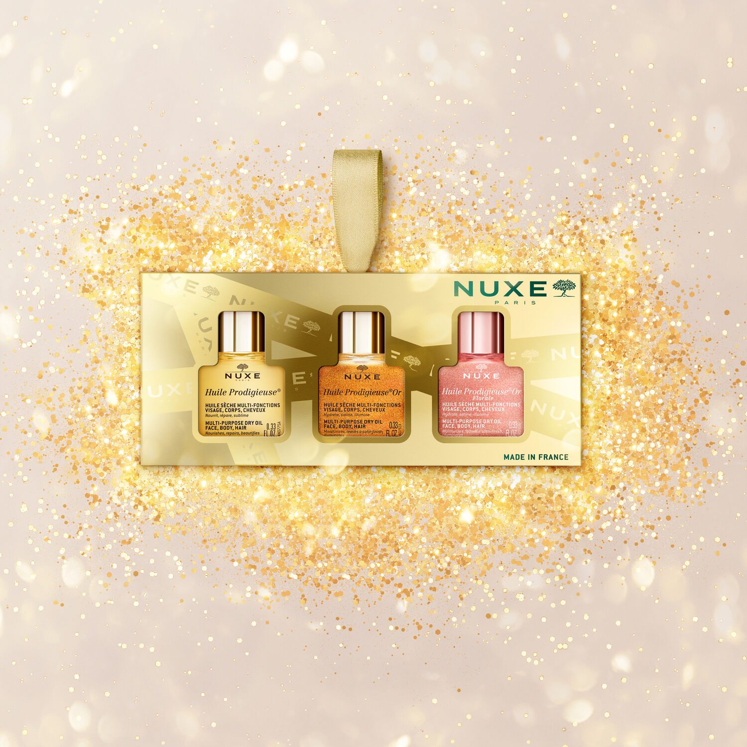 Huile Prodigieuse - Coffret Huile Prodigieuse® Or 10ml + 2 Produits