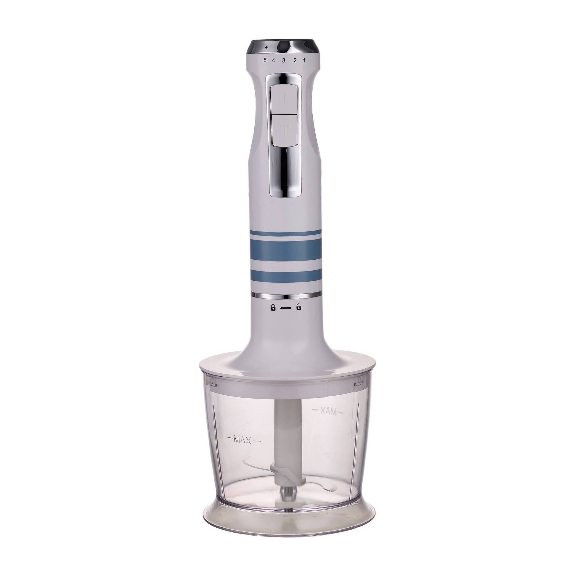 Bergner Noia Set batidora de mano 1000W con chopper 0,5L, batidor y vaso 0,7L Noia BG