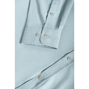 Camicia celeste oxford con logo Polo Club