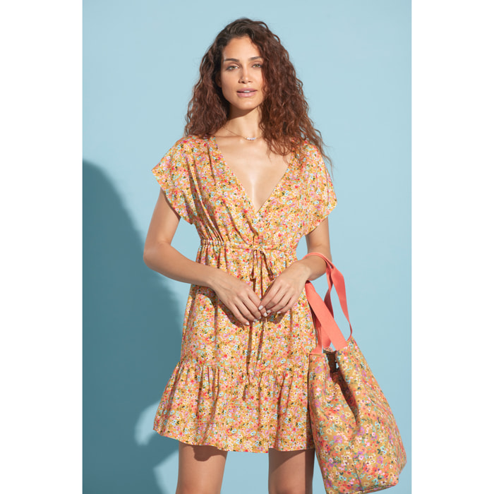 Abitino mare donna viscosa fiorella Noidinotte