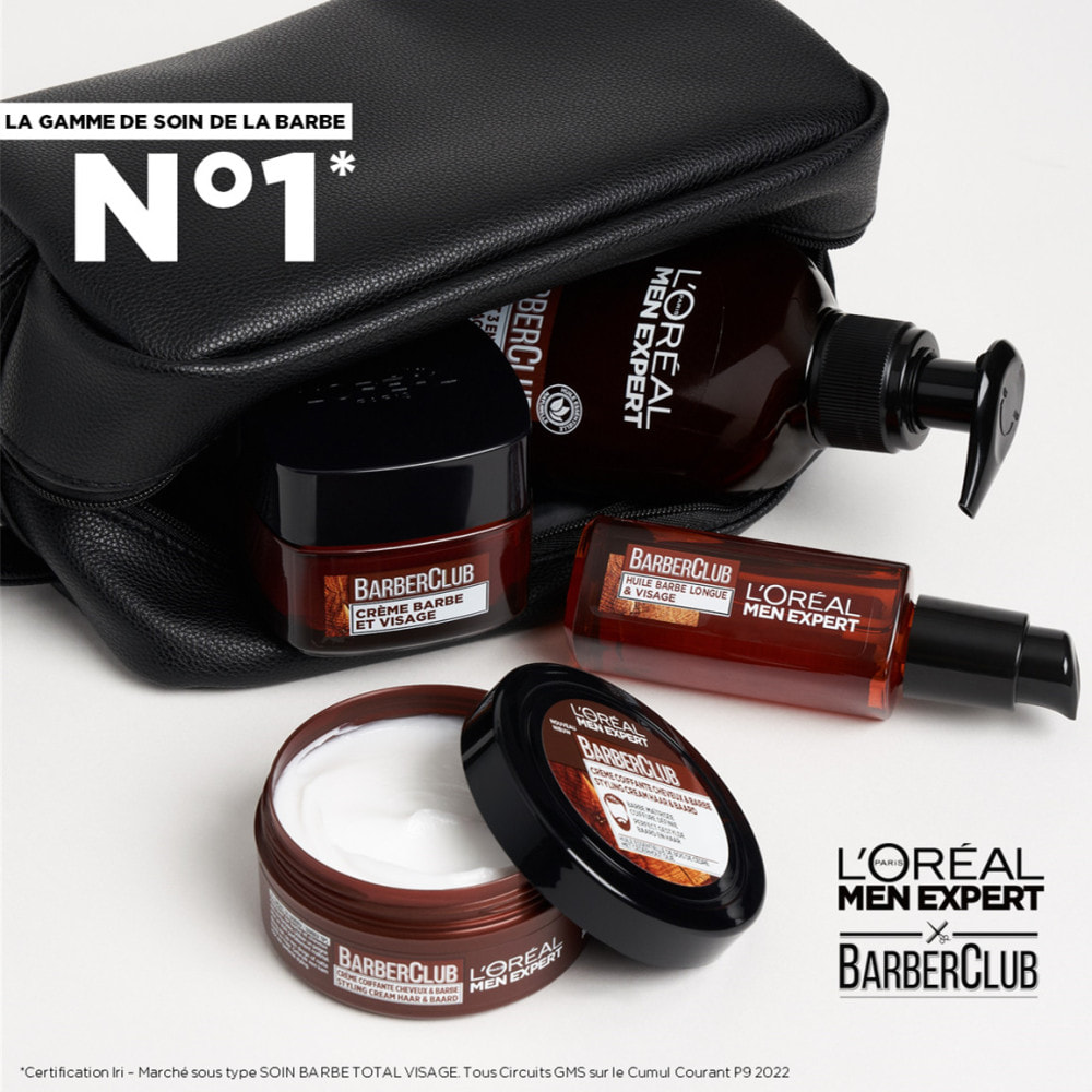 L'Oréal Paris Men Expert Barber Club Trousse Routine Experte Soin Barbe 4 produits