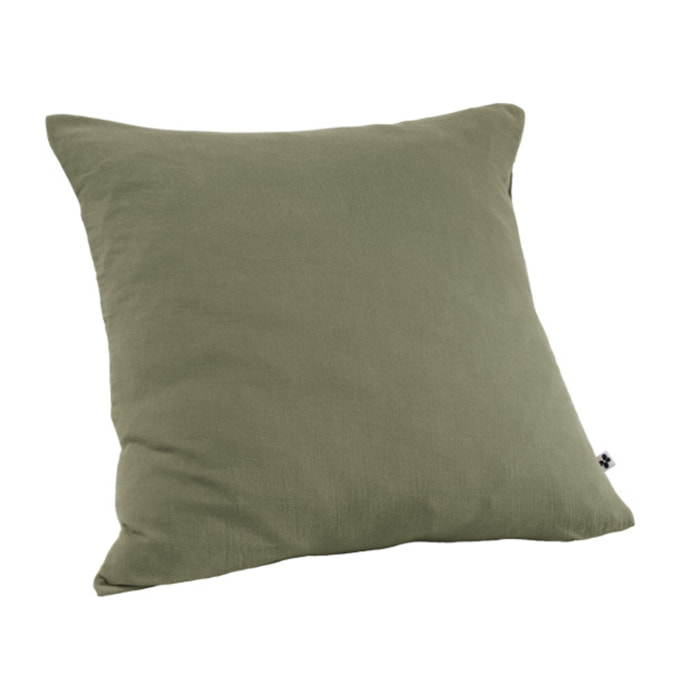 Taie d'oreiller 60x60 cm en gaze de coton - GAIA