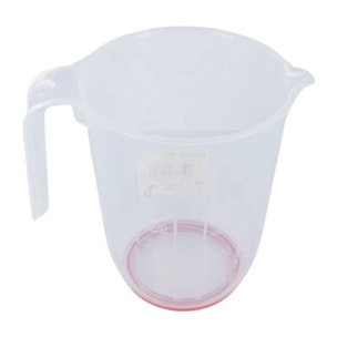 Verre doseur transparent en plastique Fackelmann Basic