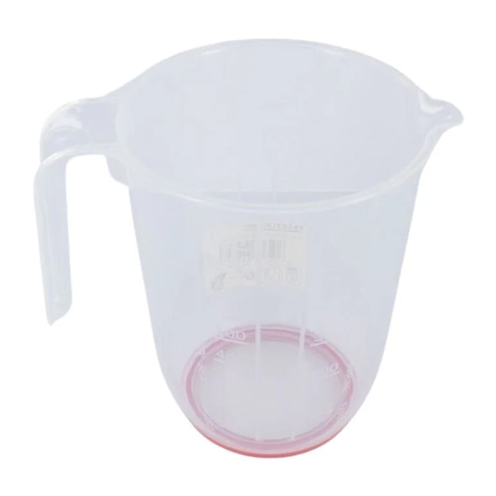 Verre doseur transparent en plastique Fackelmann Basic