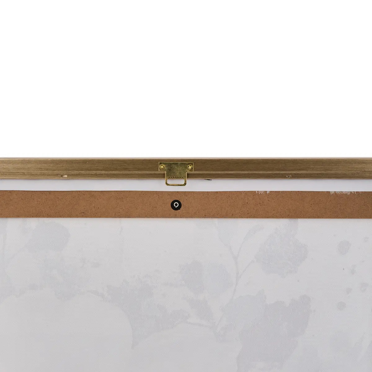 Toile imprimée encadrée Jiho bleu 50x50cm